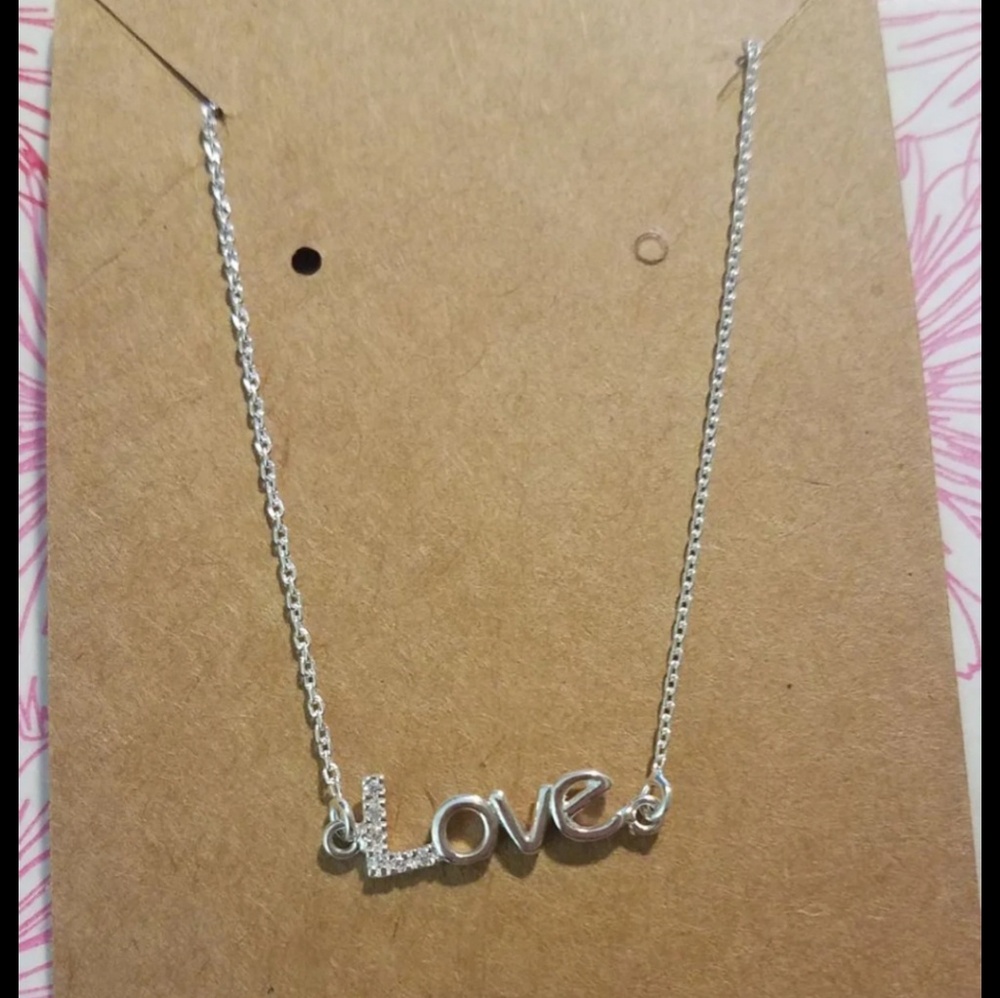 Sterling silver love bracelet